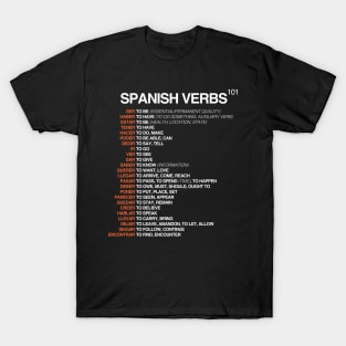 Spanish Verbs 101 - Spanish Language T-Shirt